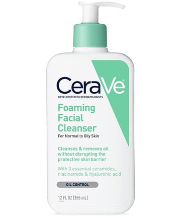 CeraVe Foaming Facial Cleanser, $13.57