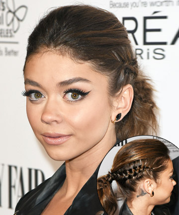 Look of the Day: Sarah Hyland's Edgy Ponytail