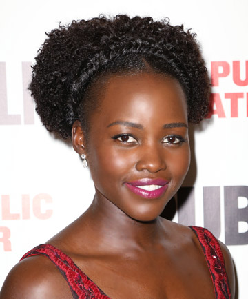 Look of the Day: Lupita's Pretty Pink Lip