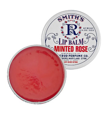Best Lip Balm No. 2: Rosebud Perfume Co. Smith's Minted Rose Lip Balm, $8