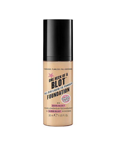 Soap & Glory One Heck of a Blot Foundation, $9.49