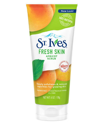 Best Face Scrub No. 13: St. Ives Fresh Skin Apricot Scrub, $3.59
