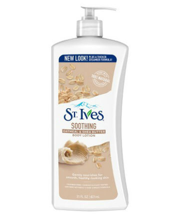 Best Eczema Treatment No. 6: St. Ives Naturally Soothing Oatmeal & Shea Butter Body Lotion, $4.99