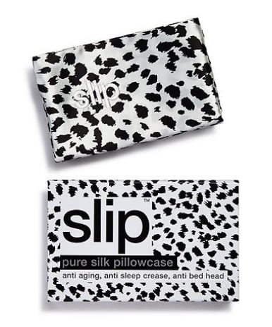 Slip Pure Silk Pillowcase, in black leopard, $85