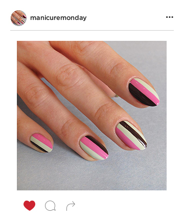 Mani of the Week: Candy Striped Nails   
