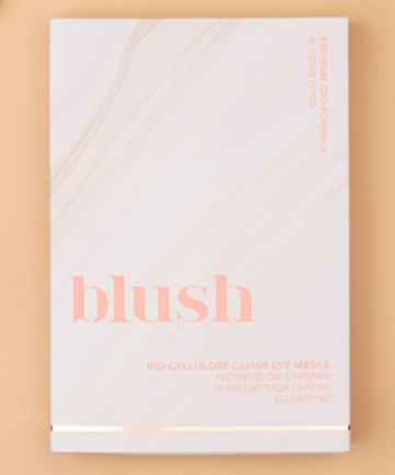 Blush Bio-Cellulose CBD Eye Masks, $15 for three sets
