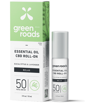 GreenRoads 50mg Relax Essential Oil Roll-On, $24.99