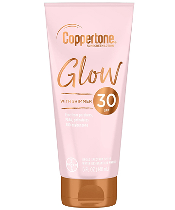 Coppertone Glow Sunscreen Lotion With Shimmer , $9
