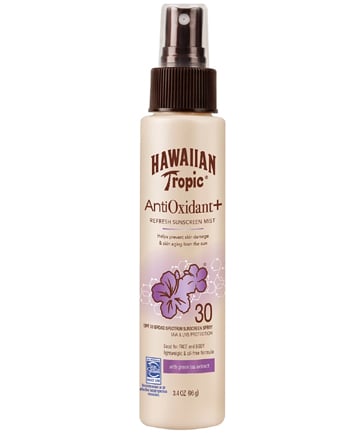 Hawaiian Tropic Antioxidant Plus Refresh Sunscreen Mist, $7.99