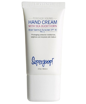 Supergoop Forever Young Hand Cream, $12