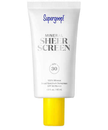 Supergoop! Mineral Sheerscreen SPF 30, $38