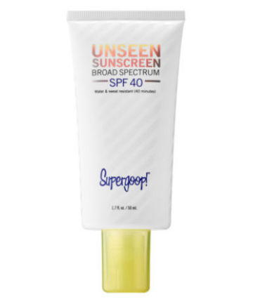 Supergoop! Unseen Sunscreen SPF 40, $32