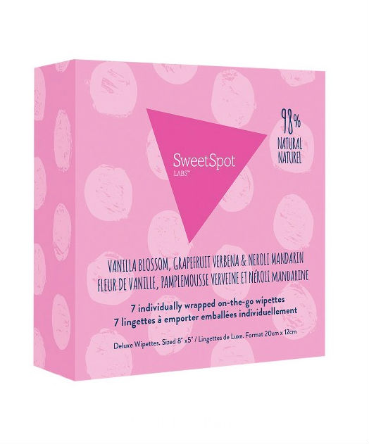 SweetSpot Labs On-the-Go Multipack Wipes, $2.99