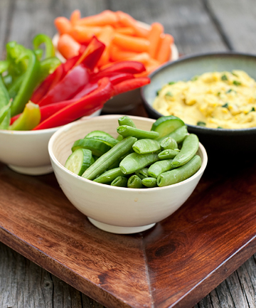 Try Hummus With Veggies