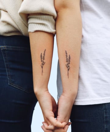BFF Tattoos: Sprigs of Lavender, 22 Amazing Matching Tattoos to Get With  Your Best Friend - (Page 19)