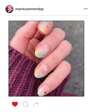 Mani of the Week: Celestial Pastel Nails   