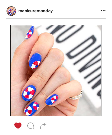 Mani of the Week: Red, White and Blue-tiful