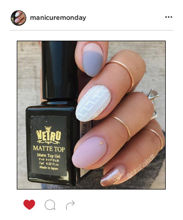 Mani of the Week: Matte, Cable-Knit Nails   