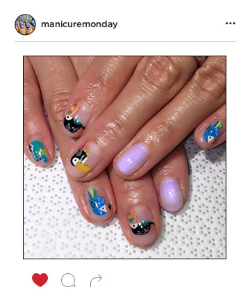 Mani of the Week: Birds of Paradise 