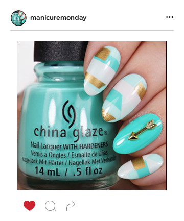 Mani of the Week: Dreamy Turquoise Nails 