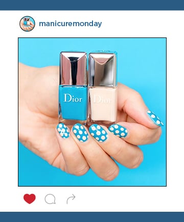 Mani of the Week: Retro Polka Dot Nails 