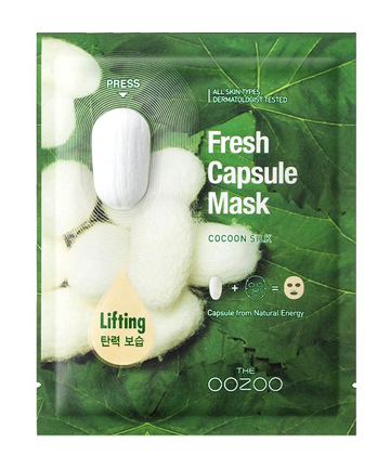 The Oozoo Fresh Capsule Mask Cocoon Silk, $5.50