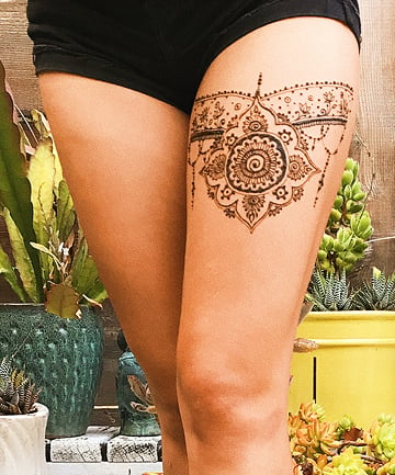 43 Best Thigh Tattoos For Women  TattooTab