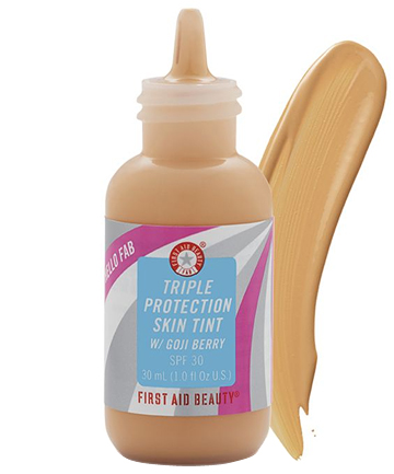 First Aid Beauty Hello Fab Triple Protection Skin Tint SPF 30, $34