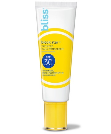 Bliss Block Star Invisible Daily Sunscreen, $22