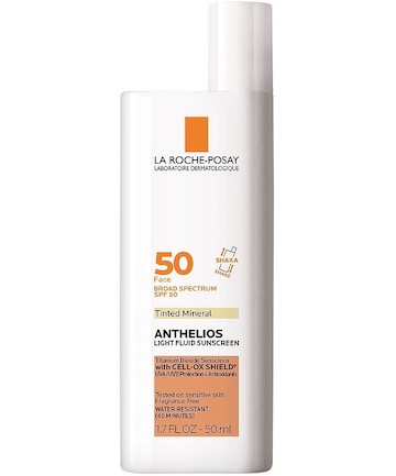 La Roche-Posay Anthelios Mineral Tinted Sunscreen for Face SPF 50, $36.99