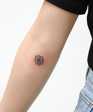 Teeny Tiny Mandala Tattoo