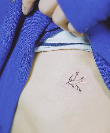 Bluebird tattoo by Karen Roze @karenrozeart Book with Karen by emailing  karen@sacredrosetattoo.com #sacredrosetattoo⁠ #bayarea⁠ #... | Instagram