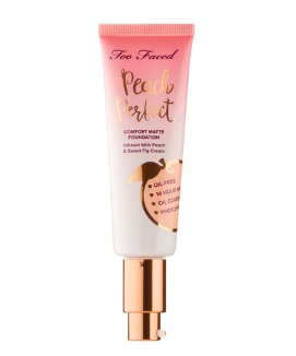 Too Faced Peach Perfect Comfort Matte Foundation, $36