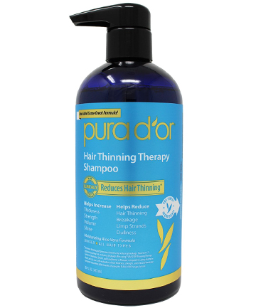 Pura d'or Hair Thinning Therapy Shampoo, $24.99
