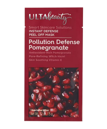 Ulta Pollution Defense Pomegranate Instant Defense Peel Off Mask, $3