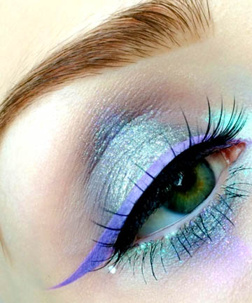 Iridescent Shadow With Pastel Liner