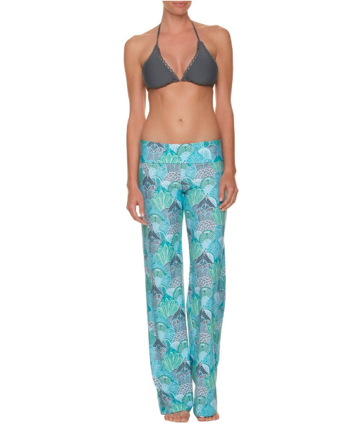 Helen Jon Dominica Fold-Over Beach Pants, $147