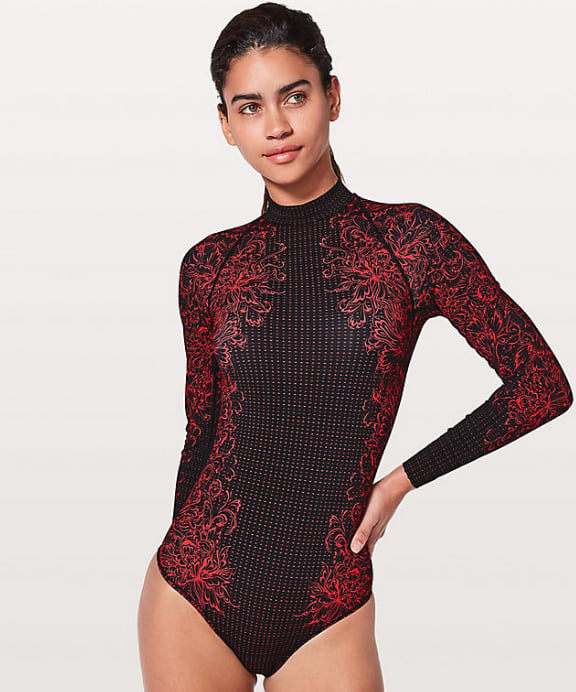 Lululemon Will The Wave Long Sleeve One Piece, $128