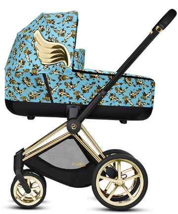Splurge New Parent: Cybex x Jeremy Scott Priam 3-in-1 Travel-System, $1,699.95 for stroller + $499.95 for the cot