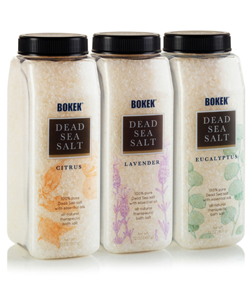 Splurge Beauty: SaltWorks Bokek Dead Sea Bath Salt Gift Trio, $35.66