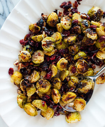 Balsamic & Pecan Brussels Sprouts