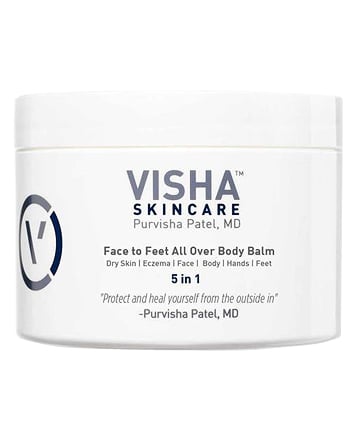 Visha Skincare Face 2 Feet 5-in-1 All Over Body Balm, $35