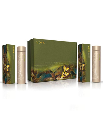 Voya Silky By Nature Shampoo & Forget Me Knot Conditioner Hair Gift Set, $80