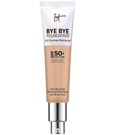 It Cosmetics Bye Bye Foundation Full Coverage Moisturizer with SPF 50+, $39.50