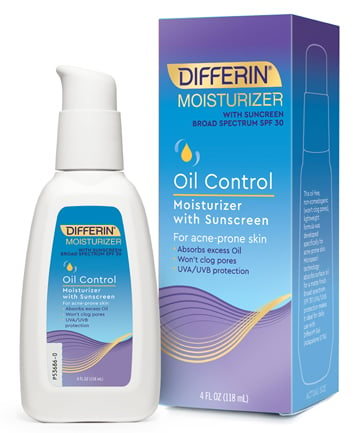 Differin Oil Control Moisturizer with SPF 30, $13.99