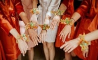 The Bride Tribe: Bridesmaid Nail Art Designs That Seamlessly Sync Together