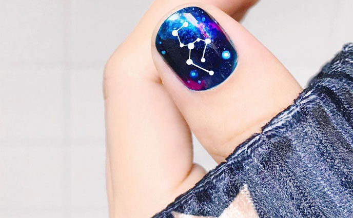 Astrology on your nails' is another cute autumn manicure | City Magazine