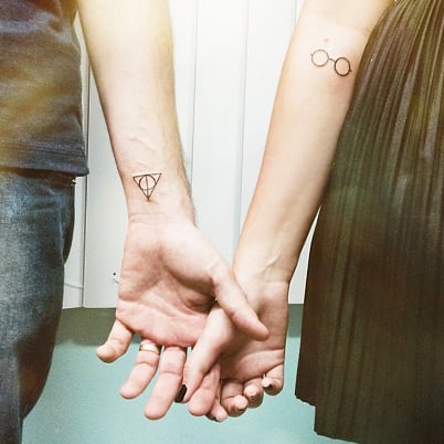 21 Cute Couple Tattoos - Matching Tattoo Ideas