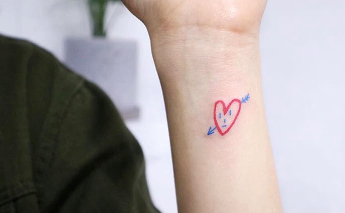 21 Non-Cheesy Heart Tattoos Perfect for Valentine's Day