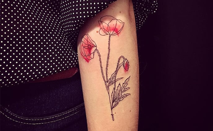 10 Watercolor Tattoo Ideas, From Butterflies To Flowers
